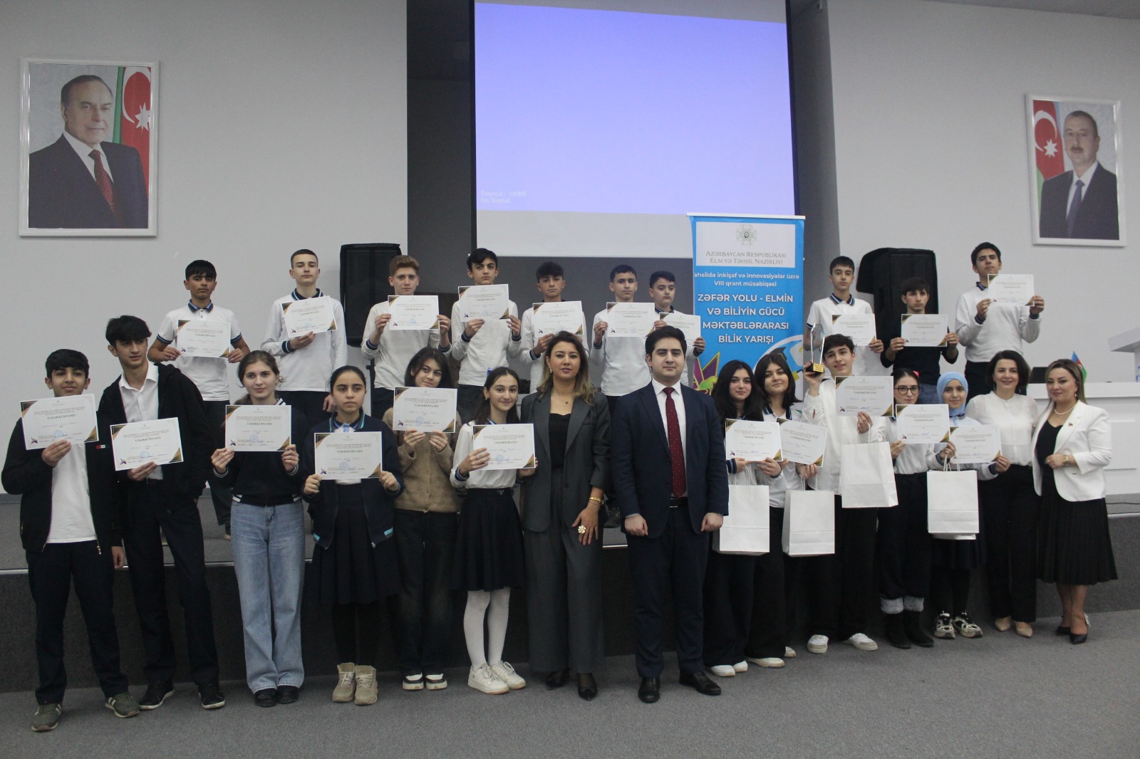 “Zəfər yolu – elmin və biliyin gücü” adlı layihənin final mərhələsi keçirilib