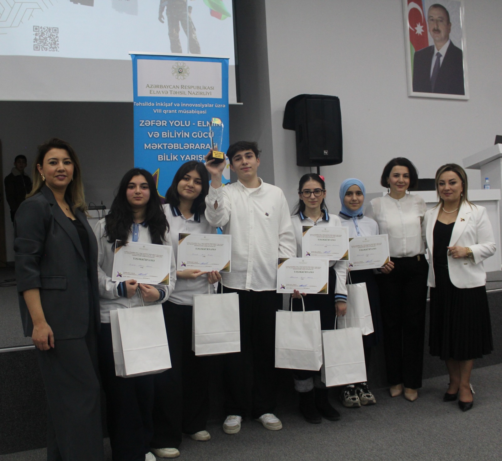 “Zəfər yolu – elmin və biliyin gücü” adlı layihənin final mərhələsi keçirilib