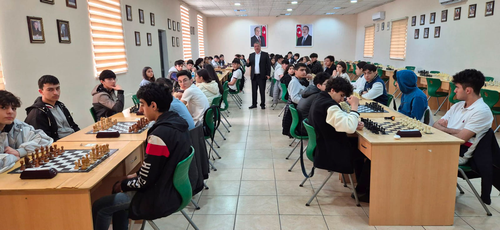 “Zəkaların mübarizəsi” olimpiadasının şahmat istiqaməti üzrə regional mərhələsi keçirilib