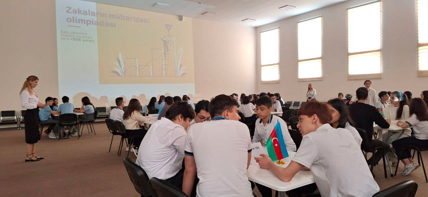 “Zəkaların mübarizəsi” olimpiadasının seçim mərhələsi keçirilib