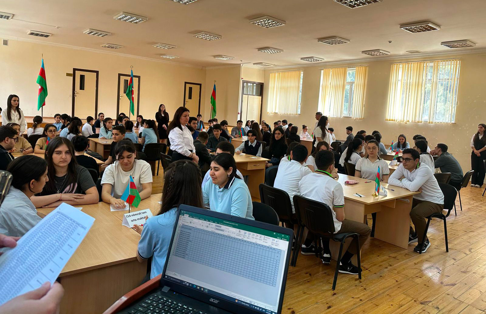 “Zəkaların mübarizəsi” olimpiadasının seçim mərhələsi keçirilib