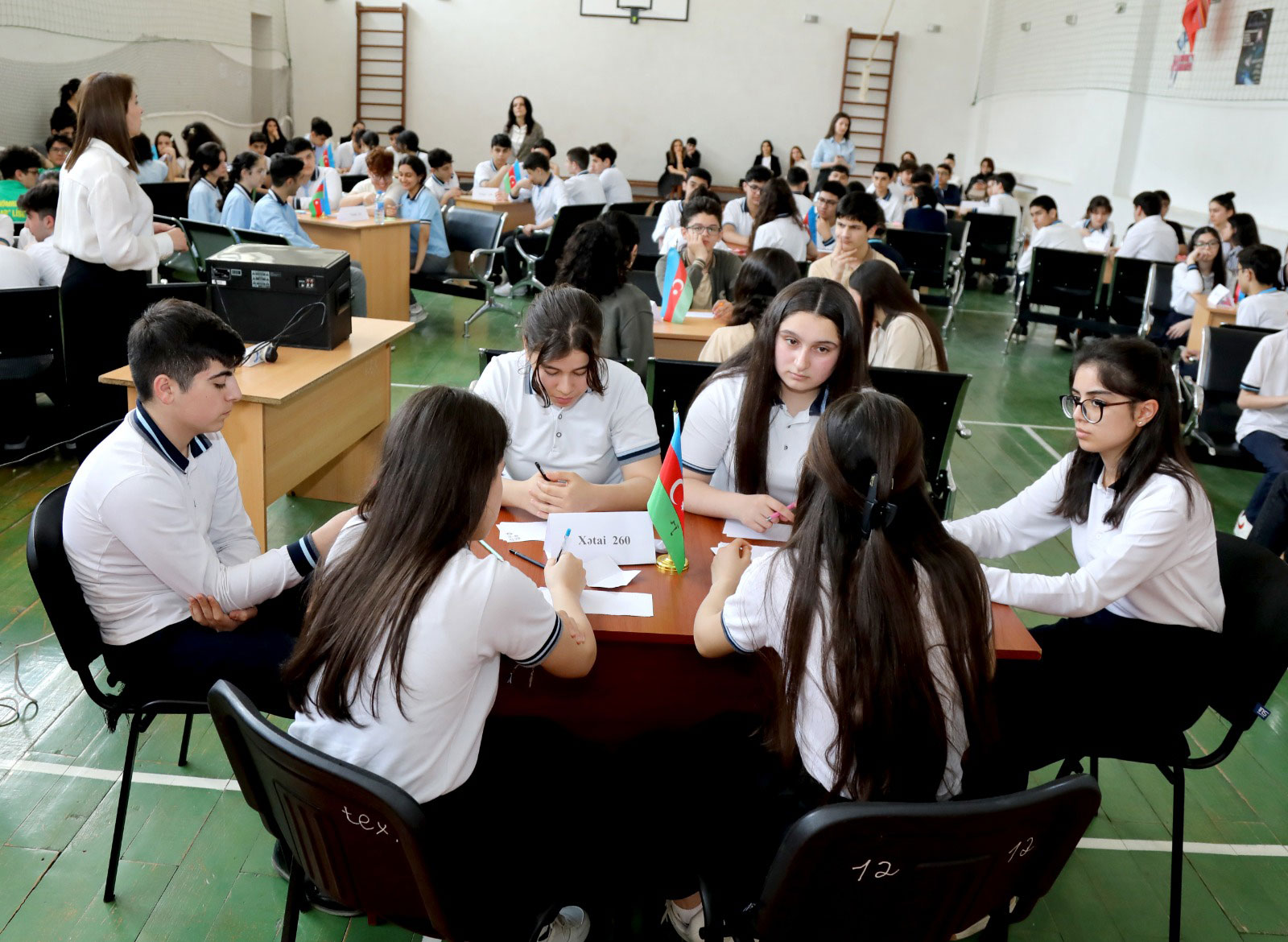 “Zəkaların mübarizəsi” olimpiadasının seçim mərhələsi keçirilib