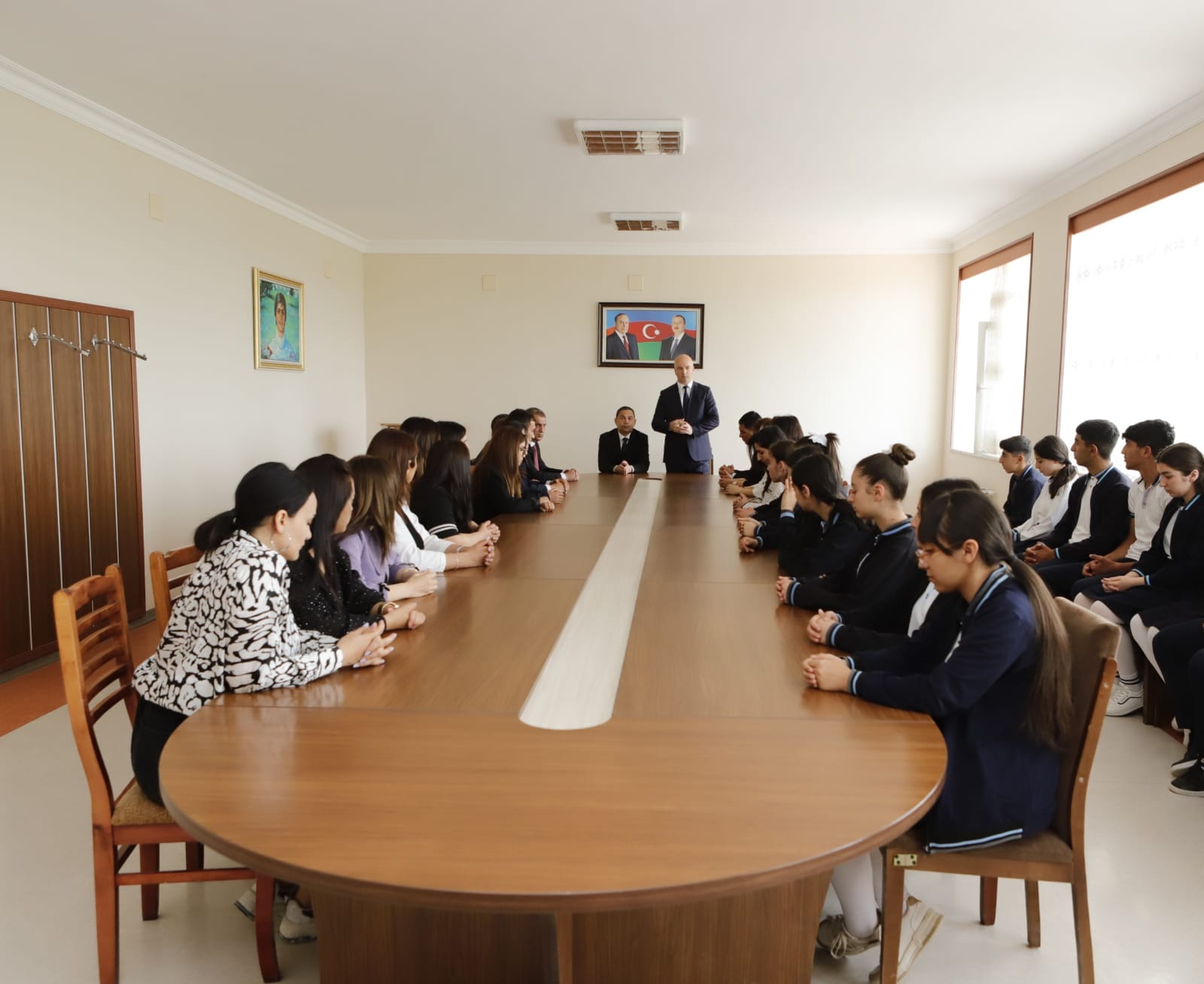 Zərifə Əliyevanın adını daşıyan məktəbdə xatirəsi anılıb 