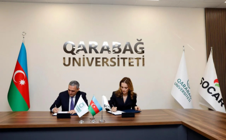 SOCAR ilə Qarabağ Universiteti arasında Əməkdaşlıq Müqaviləsi imzalanıb
