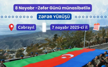 Cəbrayılda "Zəfər yürüşü" keçiriləcək 