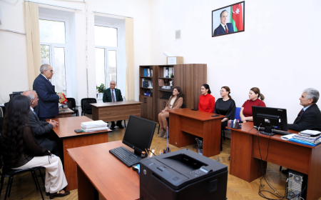 Professor İrfan Ərdoğan ADPU-da ustad dərsi keçib 