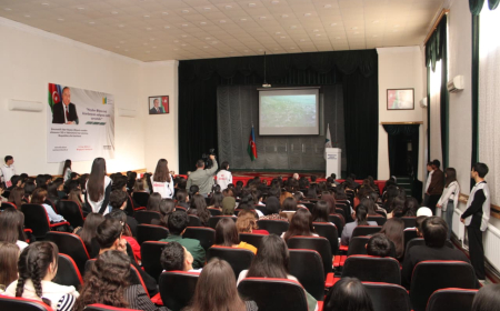 MDU-da şəhid İntiqam İsmayılova həsr olunmuş filmin təqdimatı keçirilib 