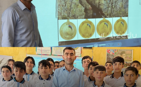 Zəfər müharibəsində iştirak edən müəllim: "Qələbədə payım olduğu üçün qürurluyam” 