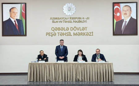Qəbələ Dövlət Peşə Təhsil Mərkəzində növbəti “Pedaqoji Şura İclası” keçirilib 