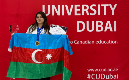 AzMİU tələbəsi beynəlxalq səviyyədə əlamətdar nailiyyət əldə edib 