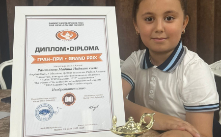 Dörd həftəyə layihə hazırladı, “Gran prix” aldı - 10 yaşlı ixtiraçının uğuru