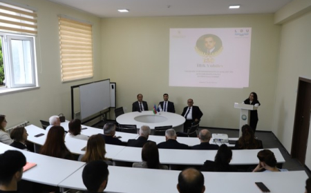 LDU-da Yusif Məmmədəliyevin yubileyinə həsr olunmuş “dəyirmi masa” keçirilib 