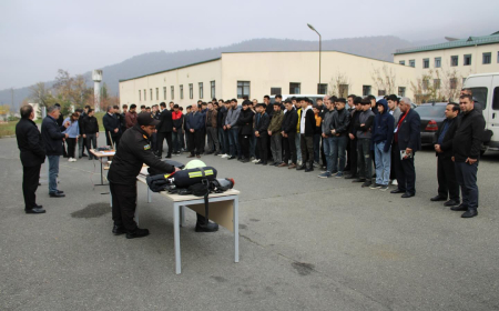 Qəbələ Dövlət Peşə Təhsil Mərkəzində təhlükəsizlik mövzusunda açıq dərs keçirilib 