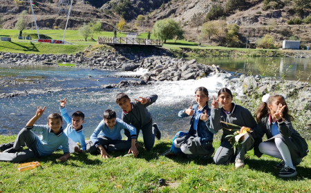 Laçın məktəbliləri payız tətilini birgə keçirirlər 