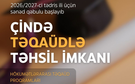 HTP çərçivəsində Çində təhsillə bağlı sənəd qəbulu başlayıb 