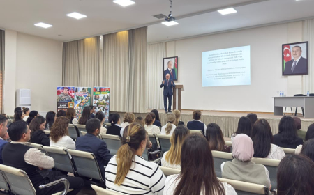 İctimai Şuranın üzvləri məktəbdə maarifləndirici seminar keçiriblər