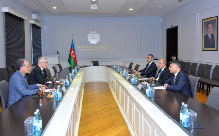 Nazir Türkiyənin Ali Təhsildə Keyfiyyət Təminatı Şurasının sədri ilə görüşüb 