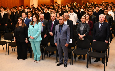 ADNSU-da Bəxtiyar Vahabzadənin 100 illiyinə həsr olunmuş tədbir keçirilib 