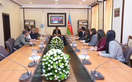 NDU-da MDU-nun nümayəndələri ilə görüş olub 