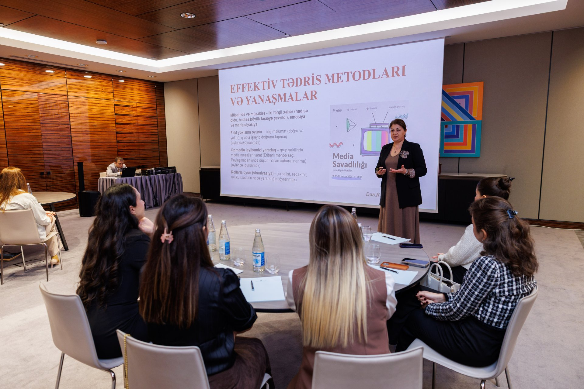 Müəllimlər üçün media savadlılığı üzrə TOT seminarı keçirilib