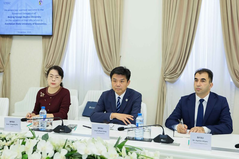 UNEC və Pekin Xarici Dillər Universiteti əməkdaşlığa başlayır