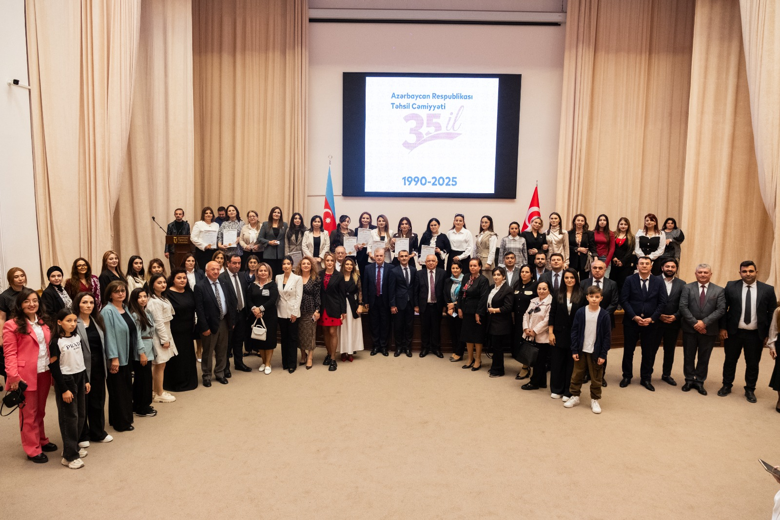 Azərbaycan Respublikası Təhsil Cəmiyyətinin 35 illik yubiley tədbiri keçirilib