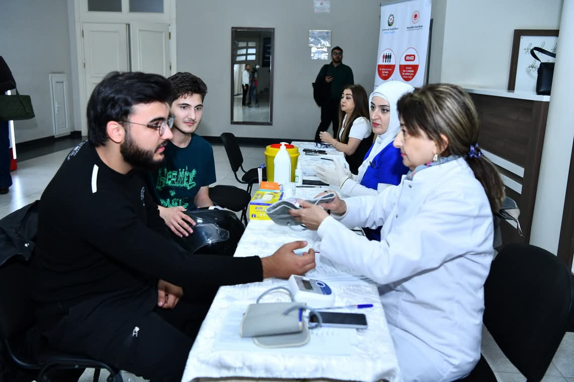 ADNSU-da könüllü qanvermə aksiyası keçirilib