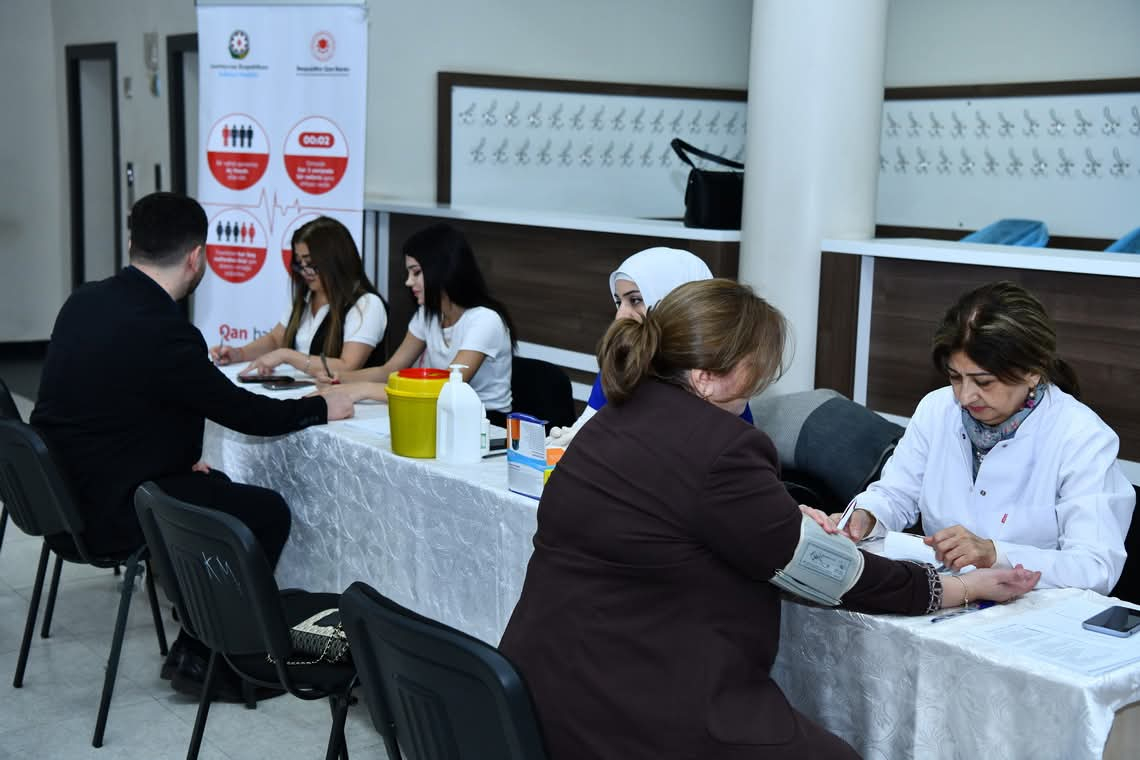 ADNSU-da könüllü qanvermə aksiyası keçirilib