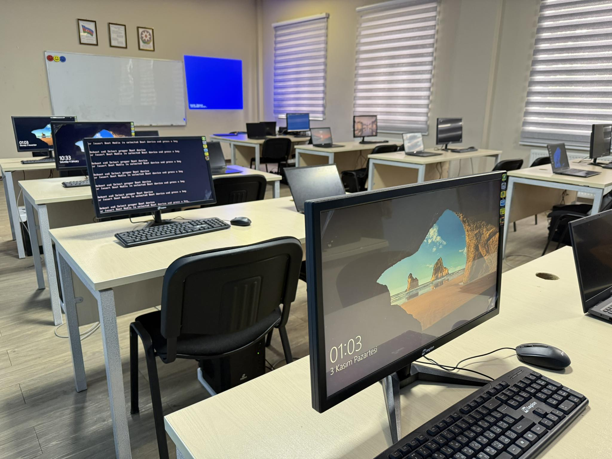 Qəbələ Dövlət Peşə Təhsil Mərkəzi “Job in Global”la laboratoriya qurdu