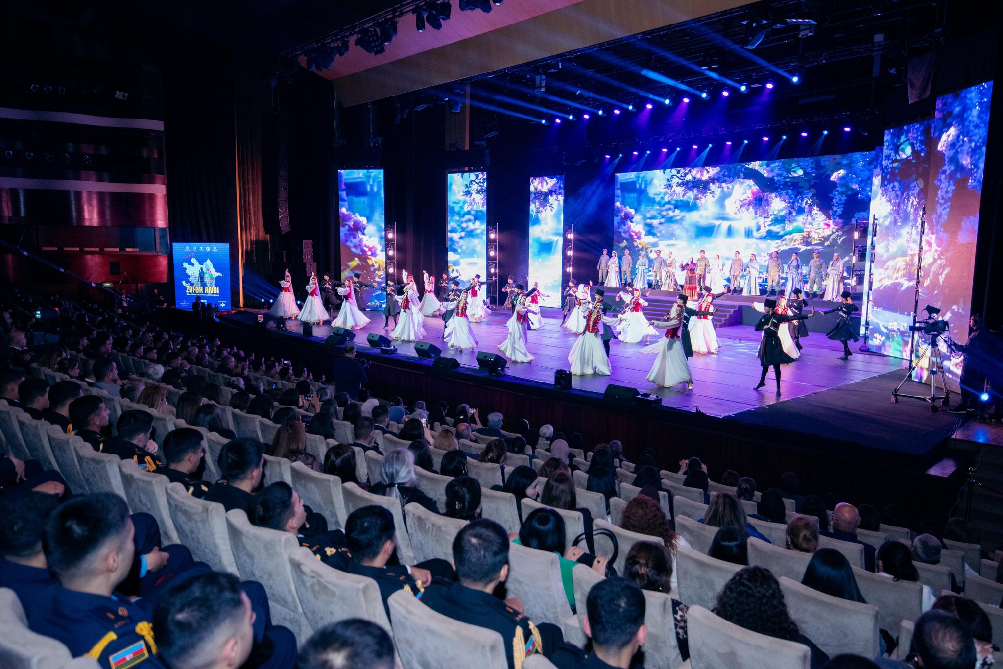 Zəfərimizin 5-ci ildönümünə həsr olunmuş “Zəfər andı” bədii kompozisiyası təqdim edilib