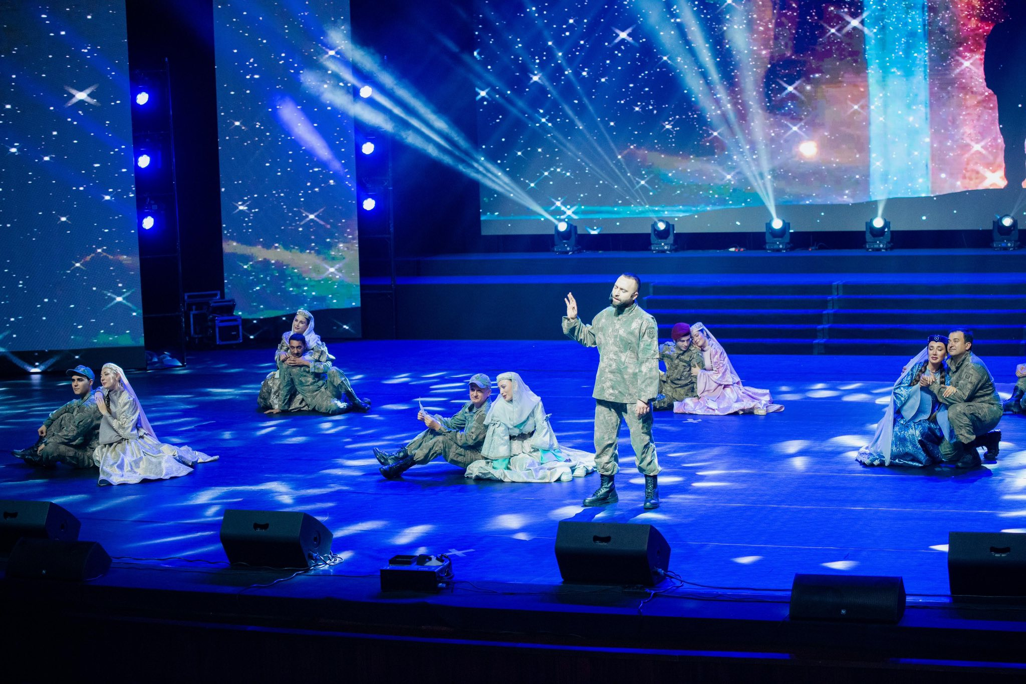 Zəfərimizin 5-ci ildönümünə həsr olunmuş “Zəfər andı” bədii kompozisiyası təqdim edilib