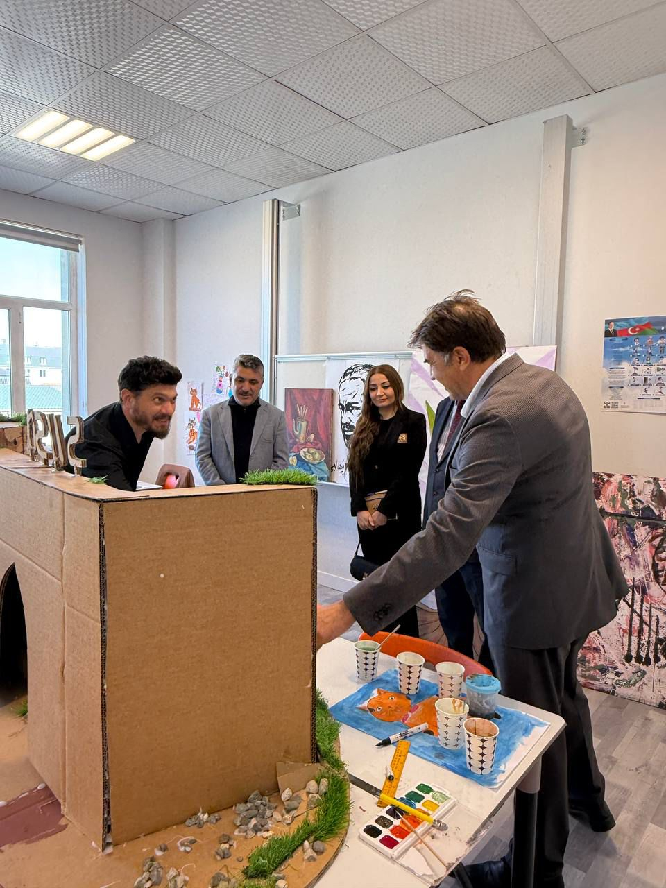 Elm və Təhsil Nazirliyi yanında İctimai Şura Hədəf Liseyi Stars kampusunda olub