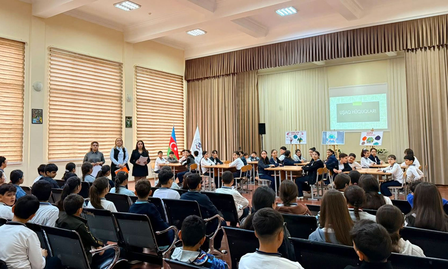 Paytaxt məktəblərində “Uşaq hüquqları aylığı” tədbirləri keçirilir