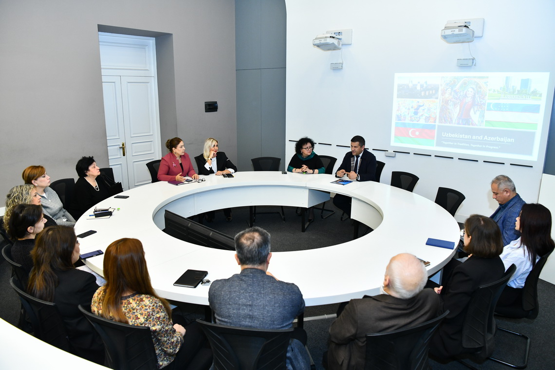 ADNSU ilə Özbəkistan universiteti arasında əməkdaşlıq perspektivləri müzakirə olunub