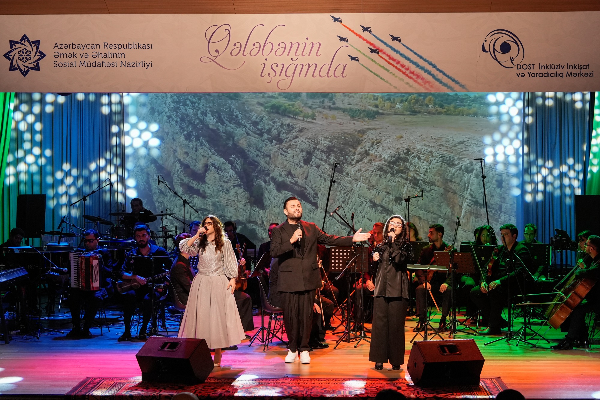 Nazir Zəfərin 5 illiyinə həsr olunmuş "Qələbənin işığında" adlı tədbirdə iştirak edib