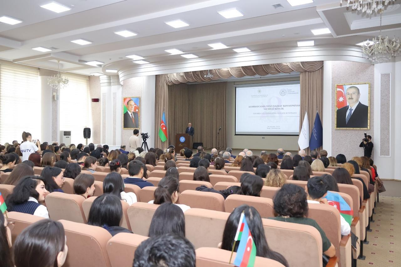 BSU-da "Azərbaycanın Yeni İnkişaf Konsepsiyası və Milli Kimlik" konfransı keçirilib 