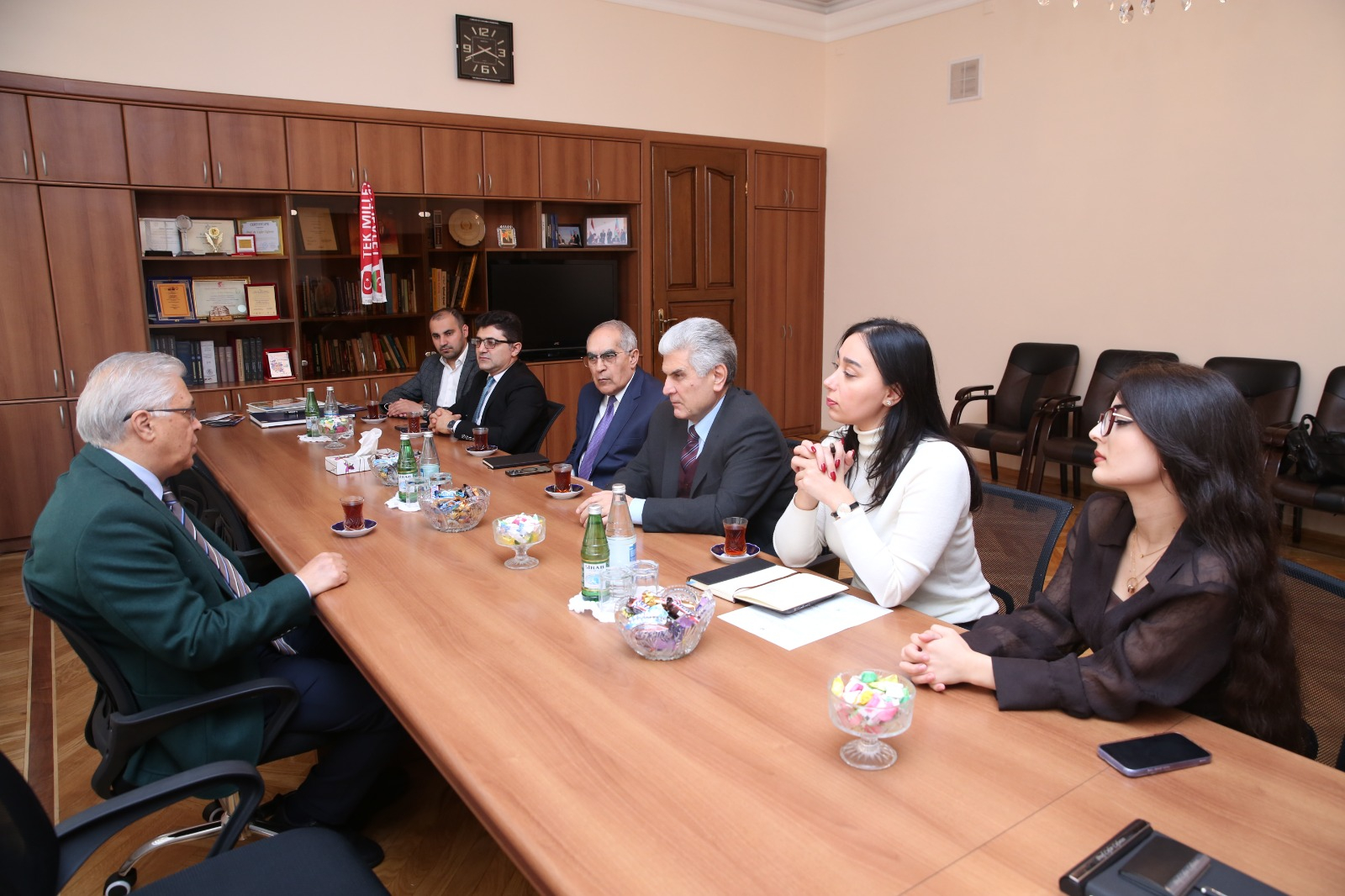 Professor İrfan Ərdoğan ADPU-da ustad dərsi keçib