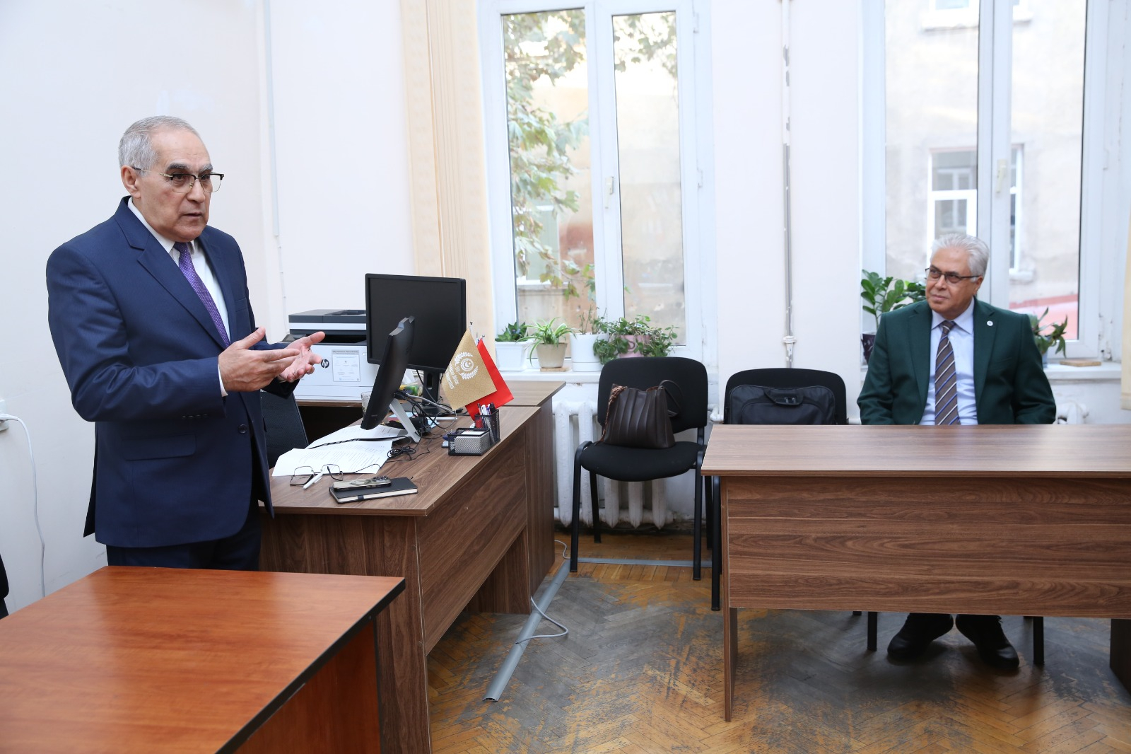 Professor İrfan Ərdoğan ADPU-da ustad dərsi keçib