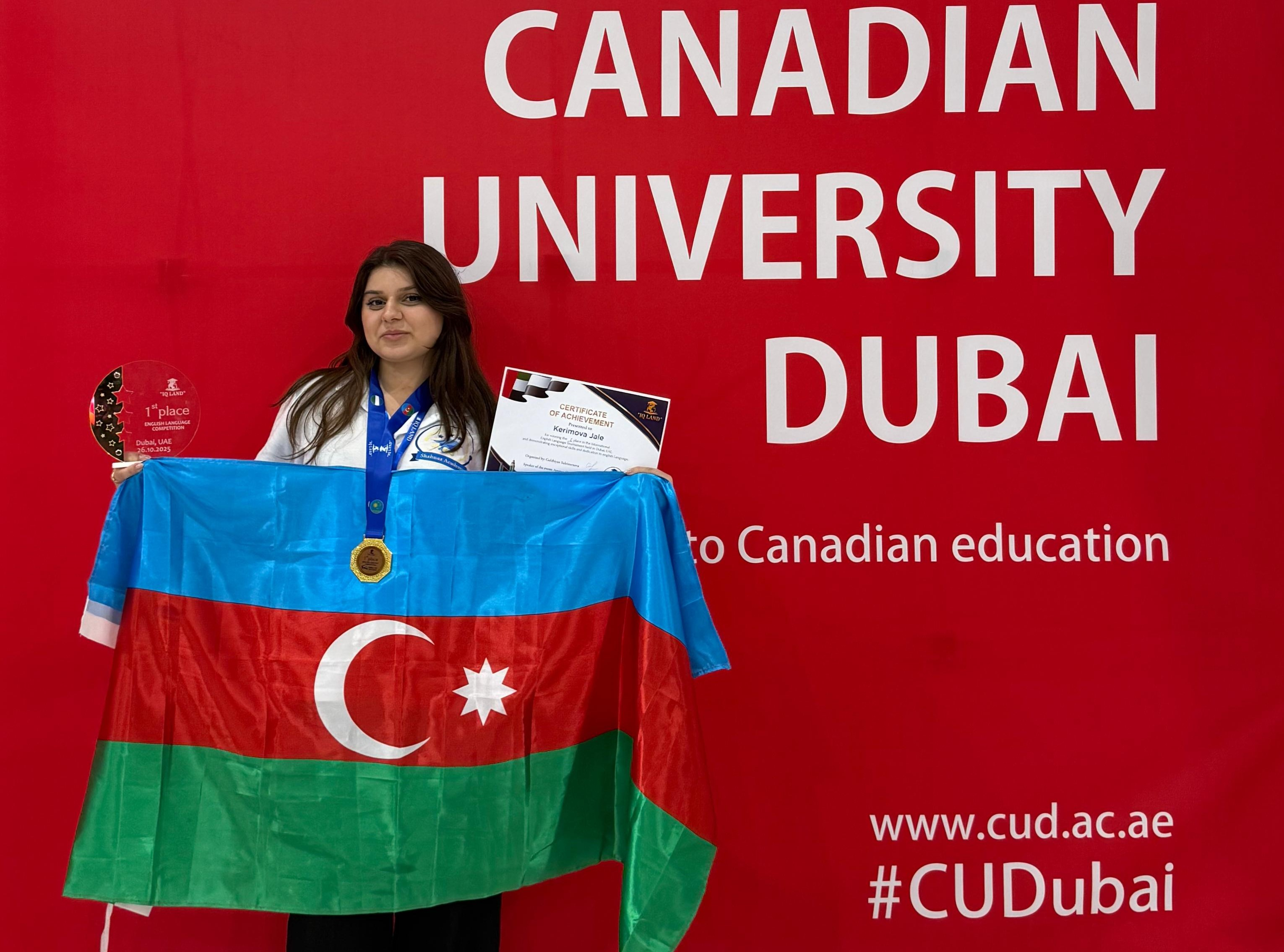 AzMİU tələbəsi beynəlxalq olimpiadada birincilik qazandı