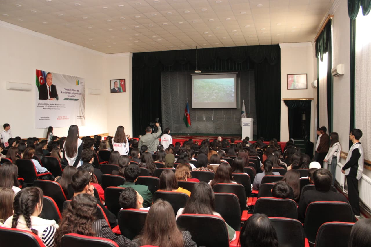 MDU-da şəhid İntiqam İsmayılova həsr olunmuş filmin təqdimatı keçirilib