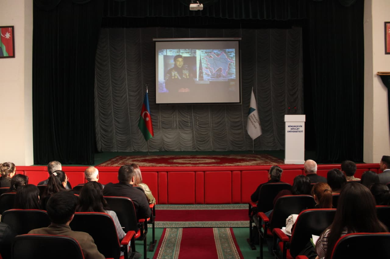 MDU-da şəhid İntiqam İsmayılova həsr olunmuş filmin təqdimatı keçirilib