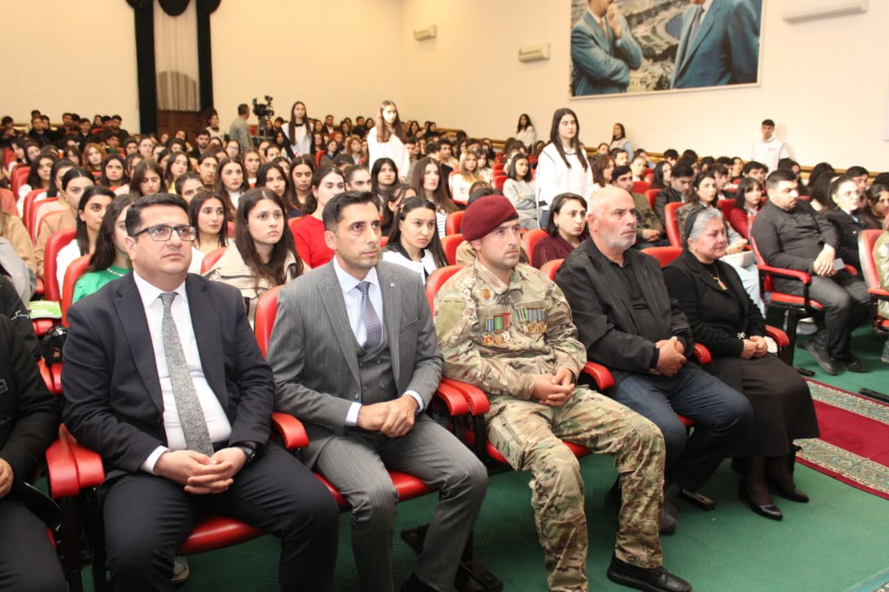 MDU-da şəhid İntiqam İsmayılova həsr olunmuş filmin təqdimatı keçirilib