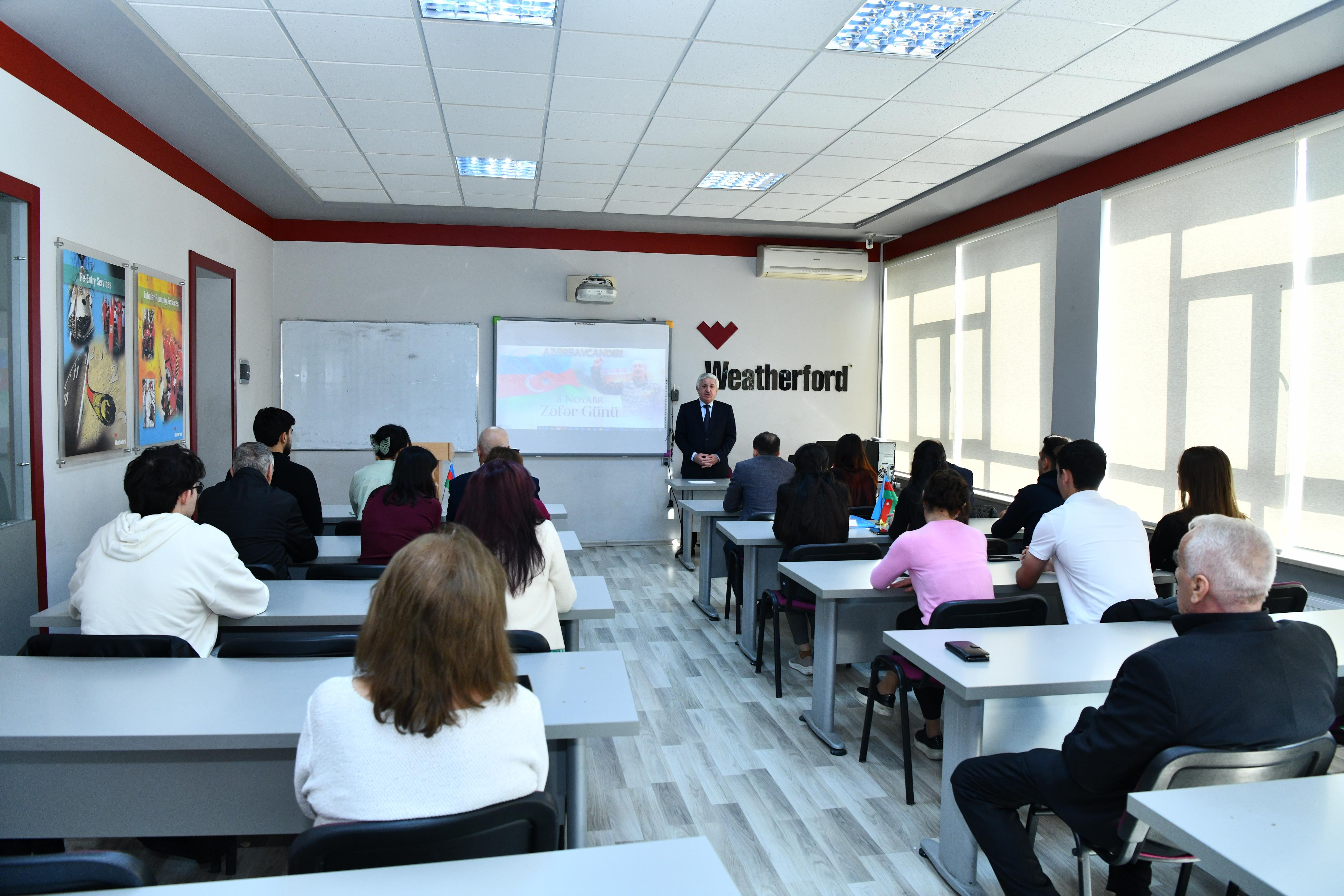 ADNSU-da Zəfər Gününə həsr olunmuş silsilə görüş və seminarlar keçirilib