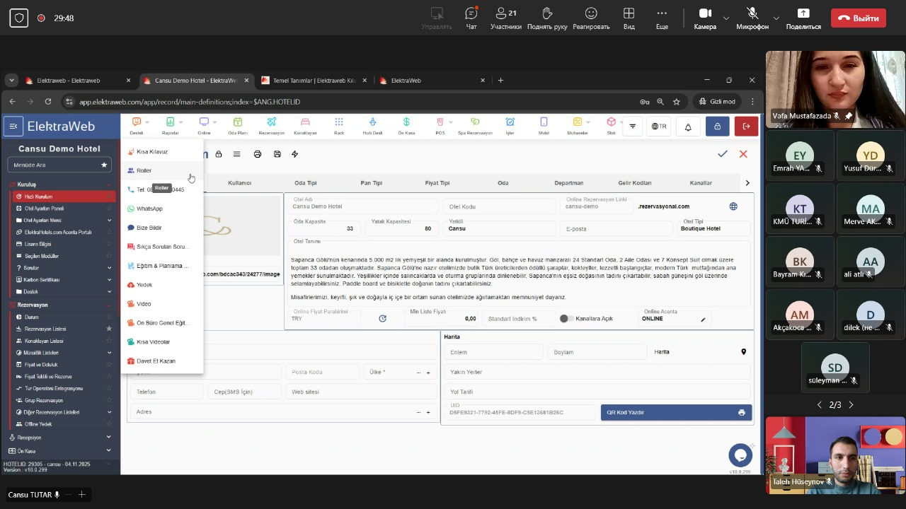 MDU-da turizm təhsilində rəqəmsal tədris mühiti formalaşır