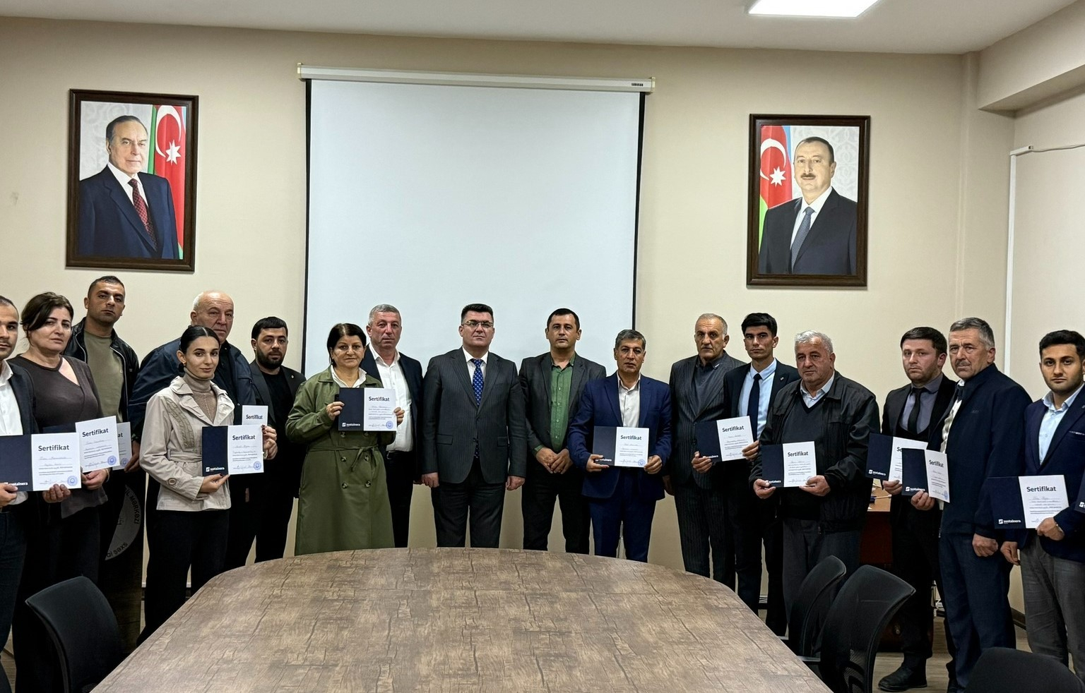 Qəbələ Peşə Mərkəzində kənd təsərrüfatı üzrə təlim keçirilib