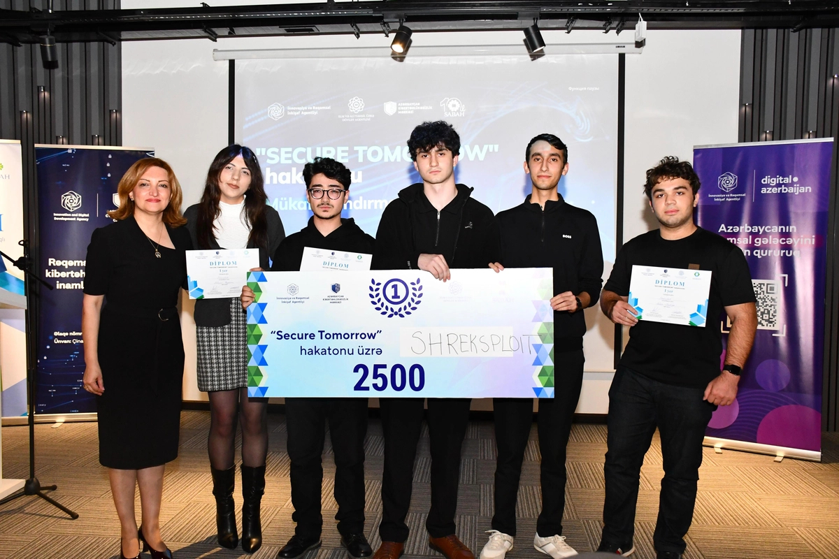“Secure Tomorrow” hakatonunun bağlanış mərasimi keçirilib