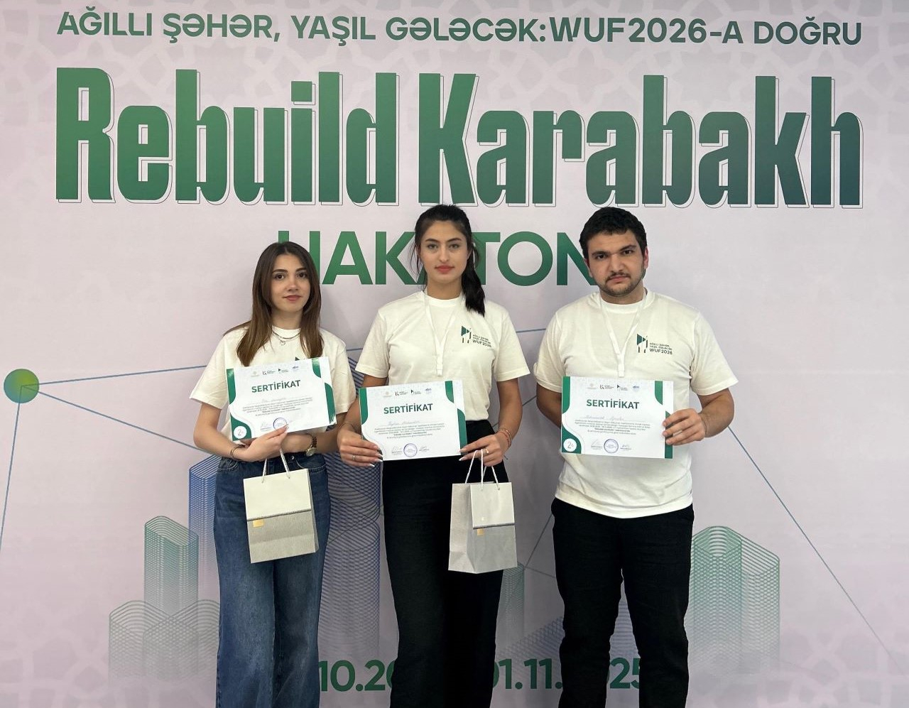 BMU tələbələri “Rebuild Karabakh” hakatonunda qalib olublar
