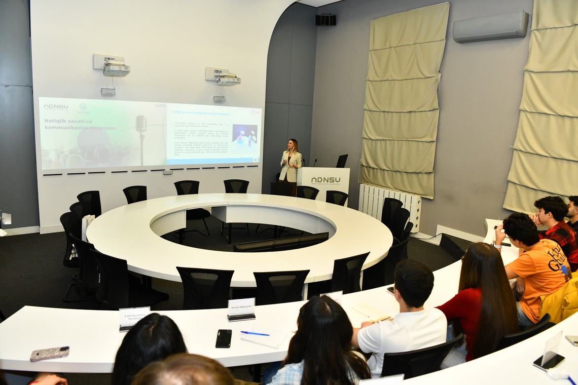 ADNSU-da “Etik və şəffaf kommunikasiya” mövzusunda təlim keçirilib