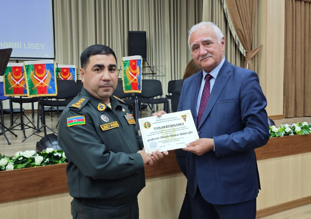 Hərbi liseydə elmi-metodiki görüş təşkil olunub