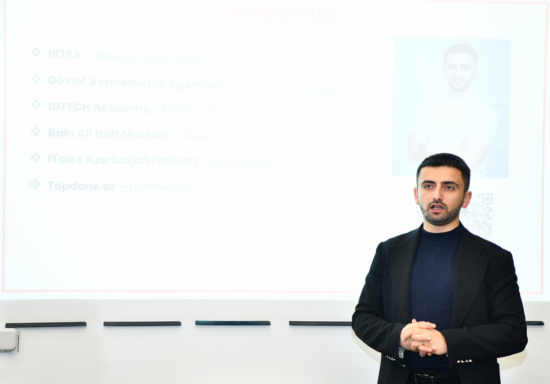 ADNSU tələbələri üçün İT biliklərinin genişləndirilməsinə dair infosessiya keçirilib